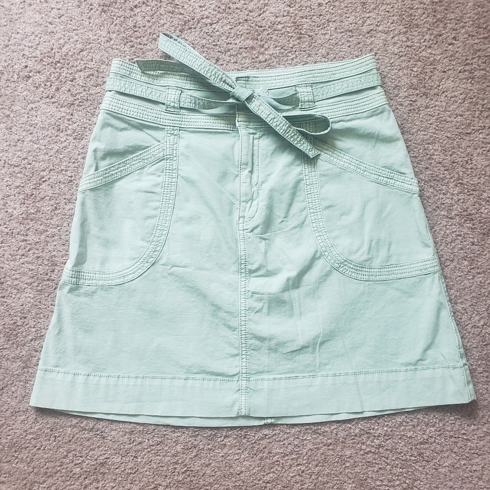 Pilcro and Letterpress Chino Sage Skirt